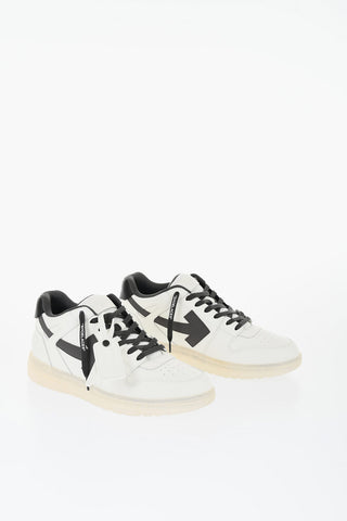 Leather OUT OF OFFICE Low-Top Sneakers With Clear Sole