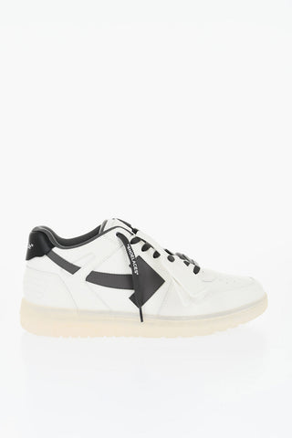 Sneakers Low-Top OUT OF OFFICE In Pelle Con Suola Clear