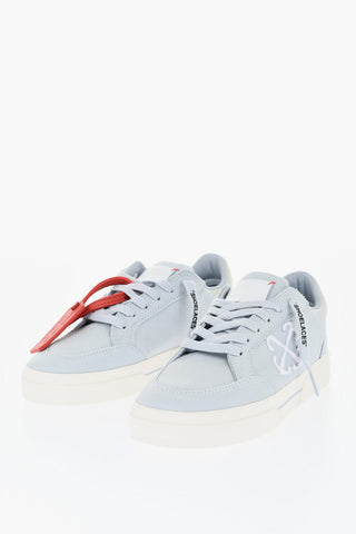 Canvas VULCANIZED Low-Top Sneakers With Embroidered Logo