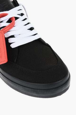 Canvas VULCANIZED Low-Top Sneakers With Embroidered Logo
