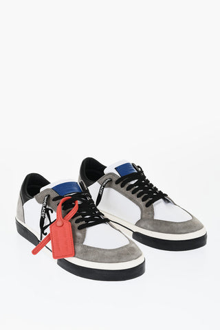 Low-Top VULCANIZED Sneakers With Embroidered Logo