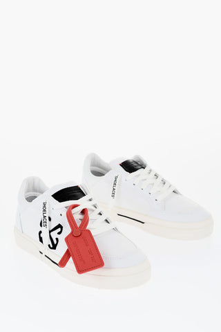 Canvas VULCANIZED Low-Top Sneakers With Embroidered Logo