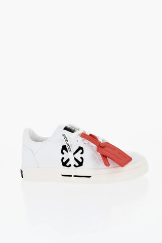 Canvas VULCANIZED Low-Top Sneakers With Embroidered Logo