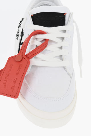 Canvas VULCANIZED Low-Top Sneakers With Embroidered Logo