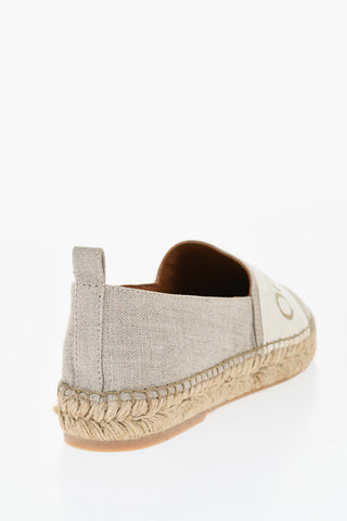Linen BOOKISH Slip-On Espadrillas