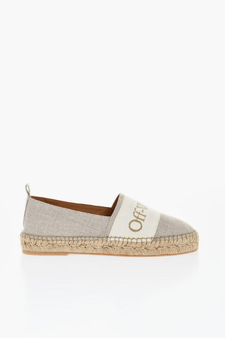 Linen BOOKISH Slip-On Espadrillas