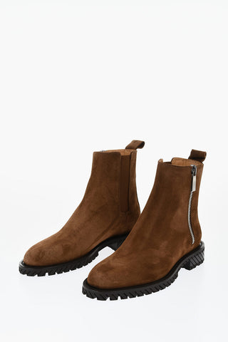 Suede COMBAT Booties