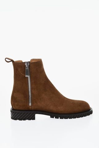 Suede COMBAT Booties