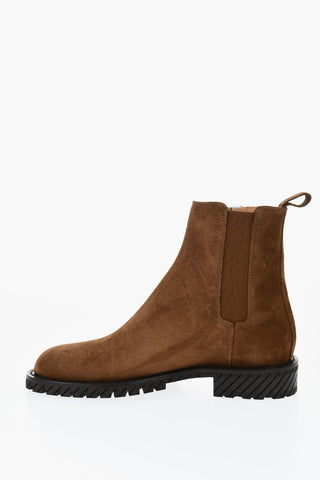 Suede COMBAT Booties