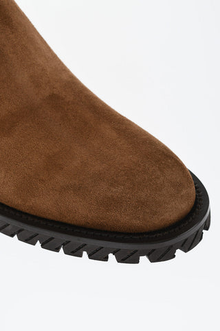 Suede COMBAT Booties