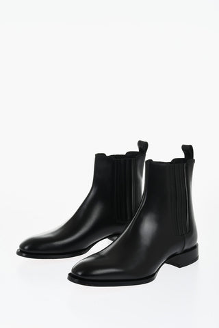 Cuir Sole GIBSON Chelsea Booties