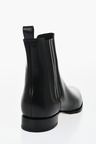 Cuir Sole GIBSON Chelsea Booties