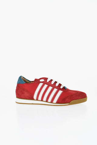 Rubber Sole NEW RUNNER Suede Sneakers