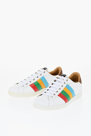 Sneakers SANTA MONICA con Dettagli in Pelle Stampata Python