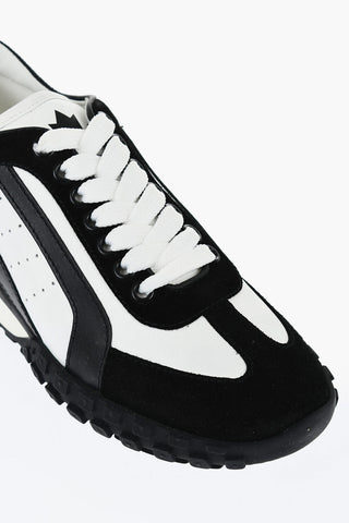 LEGEND Two Tone Suede and Leather Sneakers