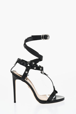 Studded Design RIDER Leather Sandals 11cm