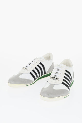 Rubber Sole NEW RUNNER Leather Sneakers
