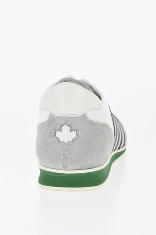 Rubber Sole NEW RUNNER Leather Sneakers
