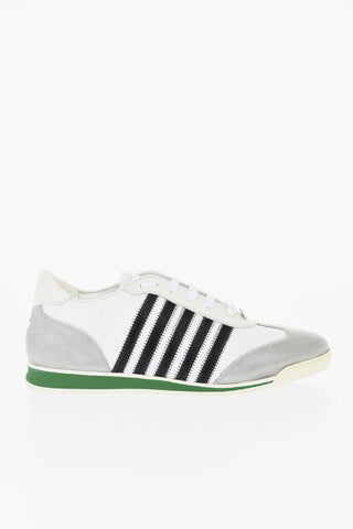 Rubber Sole NEW RUNNER Leather Sneakers