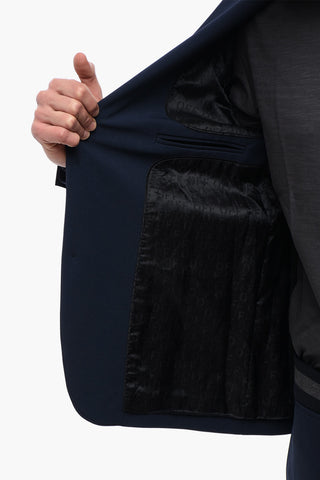 Blazer in Lana Tech HYBRID con Dettagli Bomber