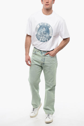 Straight-Fit-Jeans OVERDYE LOGO mit 24cm Gürtelschlaufen