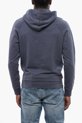 Brushed Cotton Hooded Sweatshirt