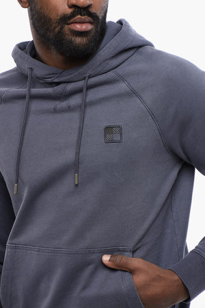 Brushed Cotton Hooded Sweatshirt