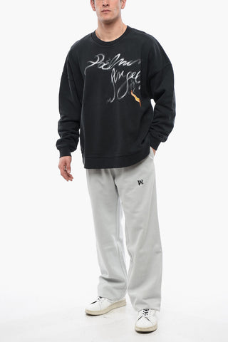 Crew Neck FOGGY Brushed Cotton Sweatshirt