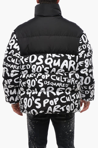 Piumino POP 80' Trapuntato con Lettering