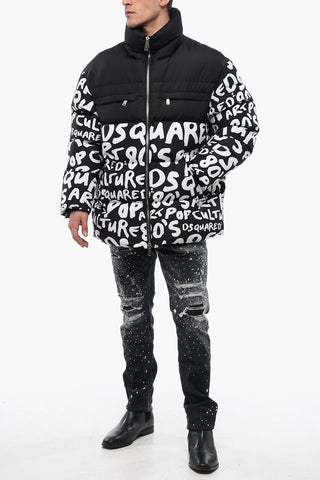 Piumino POP 80' Trapuntato con Lettering