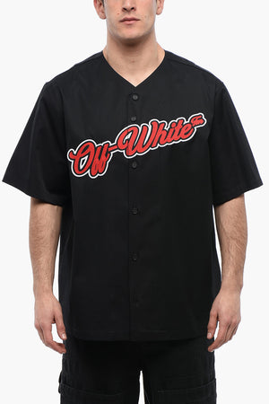 면 셔츠 BASEBALL 자수 로고