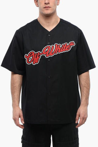 면 셔츠 BASEBALL 자수 로고