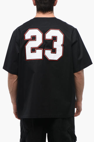 Baumwollhemd BASEBALL mit gesticktem Logo