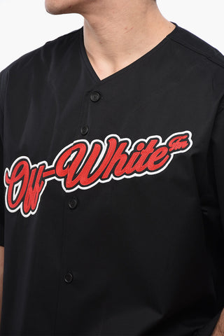 Baumwollhemd BASEBALL mit gesticktem Logo