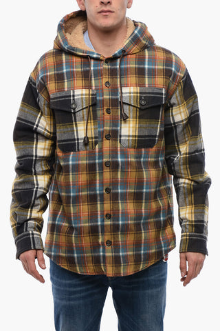 ICON Padded Overshirt with Shearling Lining