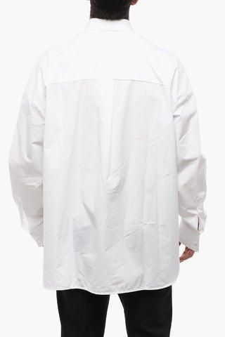 Tuxedo Shirt with Contrast Buttons