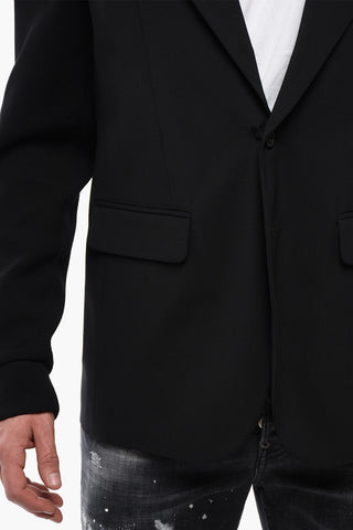 Wool Hooded Blazer