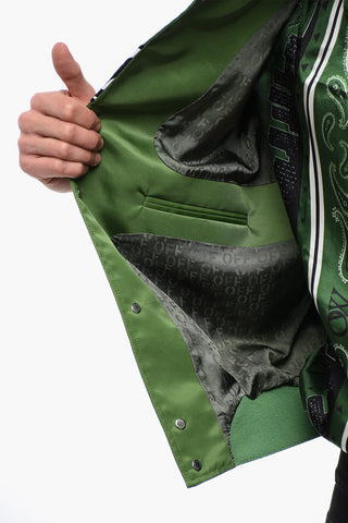 Nylon WILLOW Bomber Jacket with Front Logo