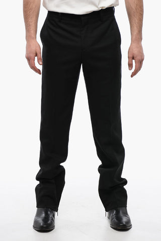 Pantaloni TECH DRILL Slim-Fit Con Zip Sul Fondo