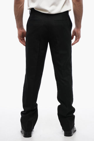 Pantaloni TECH DRILL Slim-Fit Con Zip Sul Fondo