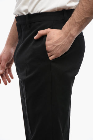 Slim-Fit Pants TECH DRILL With Zip at Hem