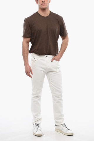 5-Taschen-Slim-Fit-Jeans mit 18cm Gürtelschlaufen