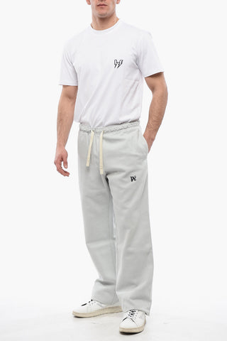 Cotton Blend TRAVEL Joggers with Elastic Waistband