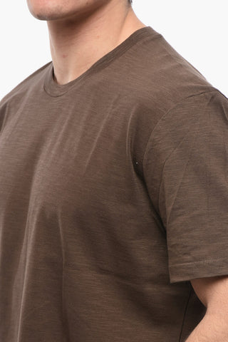 Monochrome Cotton T-Shirt YOKE BACK
