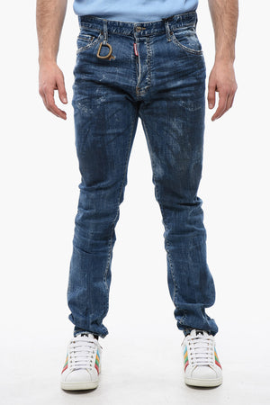 Cool Guy Distressed Jeans With Dark Wash