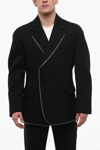 Wollblazer ZIP AROUND Mit Klassischem Revers
