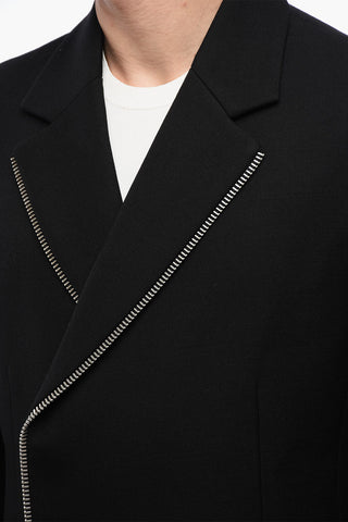 Wollblazer ZIP AROUND Mit Klassischem Revers