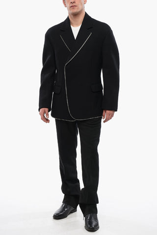 Wollblazer ZIP AROUND Mit Klassischem Revers