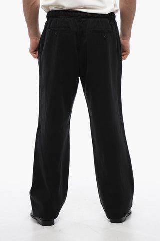Joggers in Misto Cotone TRAVEL con Elastico in Vita