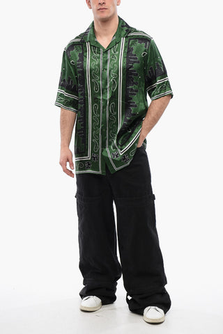 새틴 보울링 셔츠 BANDANA